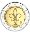 2 euro, Emblema cercetaşilor - crinul, , cupru, nichel, 8,52 g, Portugalia, 2025