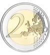 2 euro Harta UE  cupru nichel 852 g Italia 2025
