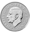 5 lire Charles al III-lea val. nominală argint de 9999/1000 622 g Marea Britanie 2025