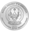 50 franci Stemă  argint de 999/1000 311 g Ruanda 2026