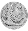GB/ 2 lire, Sf.Gheorghe, 1uAg, 2024, Marea Britanie
