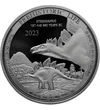 KON/ 20 franci, Stegozaur, Ag,2023, Congo