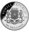 SOM/ 100 şilingi Leopardul 1uAg2024 Somalia