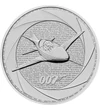 2 lire, Avionul Microjet, logoul 007, , argint de 999,9/1000, 31,1 g, Marea Britanie, 2025