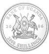 2000 şilingi Stemă   argint de 350/1000 27 g Uganda 2006