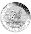 AUS/ 1 dolar, Lebădă, 1uAg, 2024, Australia