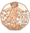 5 euro, Copil sărând în băltoacă, inimi, trifoi, cupru, nichel, 7,78 g, Austria, 2026