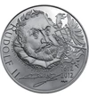  200 kč, Rudolf II, Ag, proof, 2012, Cehia