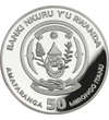 50 franci Stemă  argint de 999/1000 311 g Ruanda 2026