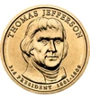  1 dolar Thomas Jefferson 2007 SUA