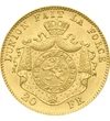  20 franci Leopold II 1866-1882 Belgia