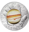 10 euro, Jupiter pe mănuşii astronautului, , argint de 333/1000, 13 g, Franţa, 2025