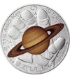 10 euro, Saturn pe mănuşii astronautului, , argint de 333/1000, 13 g, Franţa, 2025