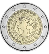 2 euro, Dezvoltare durabilă, Glob, , cupru, nichel, 8,52 g, Portugalia, 2025