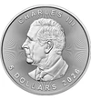 5 dolari Charles al III-lea val.nominală  argint de 9999/1000 311 g Canada 2026