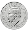 5 lire Charles al III-lea val.nominală  cupru nichel 2828 g Marea Britanie 2026