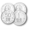 50 cenţi 1 5 10 şilingi    0 Kenya 2005-2010