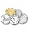 1 dinar 5 cenţi 10 santims 20 cenţi 50 piaştrii    0 Algeria Eritrea Etiopia Sud de Sud Swaziland 1977-2015