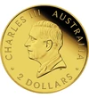 2 dolari Charles al III-lea  aur de 9999/1000 05 g Australia 2026
