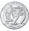 2000 şilingi, Johan Cruyff, argint de 350/1000, 26 g, Uganda, 2006