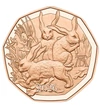 5 euro, Dürer, trei iepuri, , cupru, nichel, 8,9 g, Austria, 2026