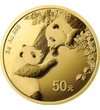 50 yuani, Panda, , greutate, aur de 999/1000, 3 g, China, 2023