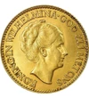  10 guldeni,Wilhelmina,Au,1925-1933, Olanda