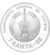  100 lei, CM Fotbal, Franţa, Ag, 1998, România