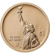 1 dolar Statuia Libertăţiival.nom. cupru nichel 81 g SUA 2026