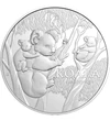 1 dolar, Trei koala pe copaci de eucalipt, argint de 999/1000, 31,1 g, Australia, 2026