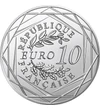 10 euro Coroană de stejar cu laurival.nom. argint de 333/1000 13 g Franţa 2026