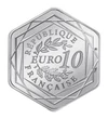 10 euro Coroană de stejar cu laurival.nom. argint de 500/1000 17 g Franţa 2026
