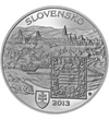  20 euro, Caşovia, Ag, proof, 2013, Slovacia