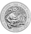 5 lire, Stemă cu leu, , fineţe, argint de 999,9/1000, 62,2 g, Marea Britanie, 2026