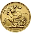  1 sov. aur Elisabeta II 1974-1984 Marea Britanie