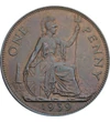 1 penny, Britannia cu scut, val. nom., , cupru, nichel, 9,45 g, Marea Britanie, 1937-1948