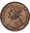 1 şi 1/4 centesimo, Vasco N. de Balboa, , bronz, 3,1 g, Panama, 1940