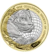 2 lire, Globul pământesc, tigru, porumbel, melc, cupru, nichel, 12 g, Marea Britanie, 2026