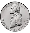 25 cenţi Thomas Jefferson 1776-2026 cupru nichel 567 g SUA 2026