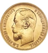  5 ruble, Nicolae II, aur,1897-1911, Imperiul Rus