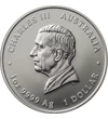 1 dolar Charles al III-lea  argint de 9999/1000 311 g Australia 2026