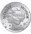 10 euro, Marilyn Monroe, stele, , argint de 333/1000, 13 g, Franţa, 2026