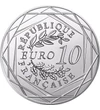 10 euro Coroană de laur şi stejarval. nom. argint de 333/1000 13 g Franţa 2026