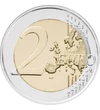 2 euro Harta UE  cupru nichel 852 g Estonia 2026