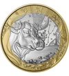 5 euro, Zodia Taur, constelaţia Taurului, cupru, nichel, 11,7 g, Franţa, 2026