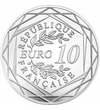 CE de Fotbal, Danemarca, 10 euro, argint