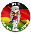 CE de Fotbal, Spania, 10 euro, argint