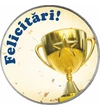 // Felicitări - medalie ocazie, cupă şi stea, felicitare personalizată, ambalată exclusiv // 