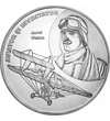 // medalie placată cu argint, Aurel Vlaicu, calitate proof, România,  // Aurel Vlaicu, inginer şi inventator, pionier al aviaţiei române. Între anii 1909-1911 a construit două avioane Vlaicu I şi Vlaicu II, cu al doilea a câştigat cinci premii la mitingul
