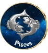 Peşti, medalie zodiac, ambalată exclusiv 
